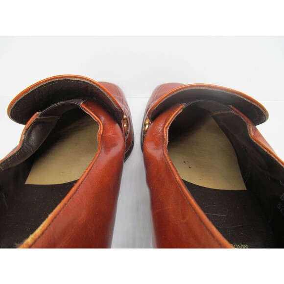 Nettleton Leather Half Strap Loafers Size 11 B/D Made In The USA - Picture 9 of 16